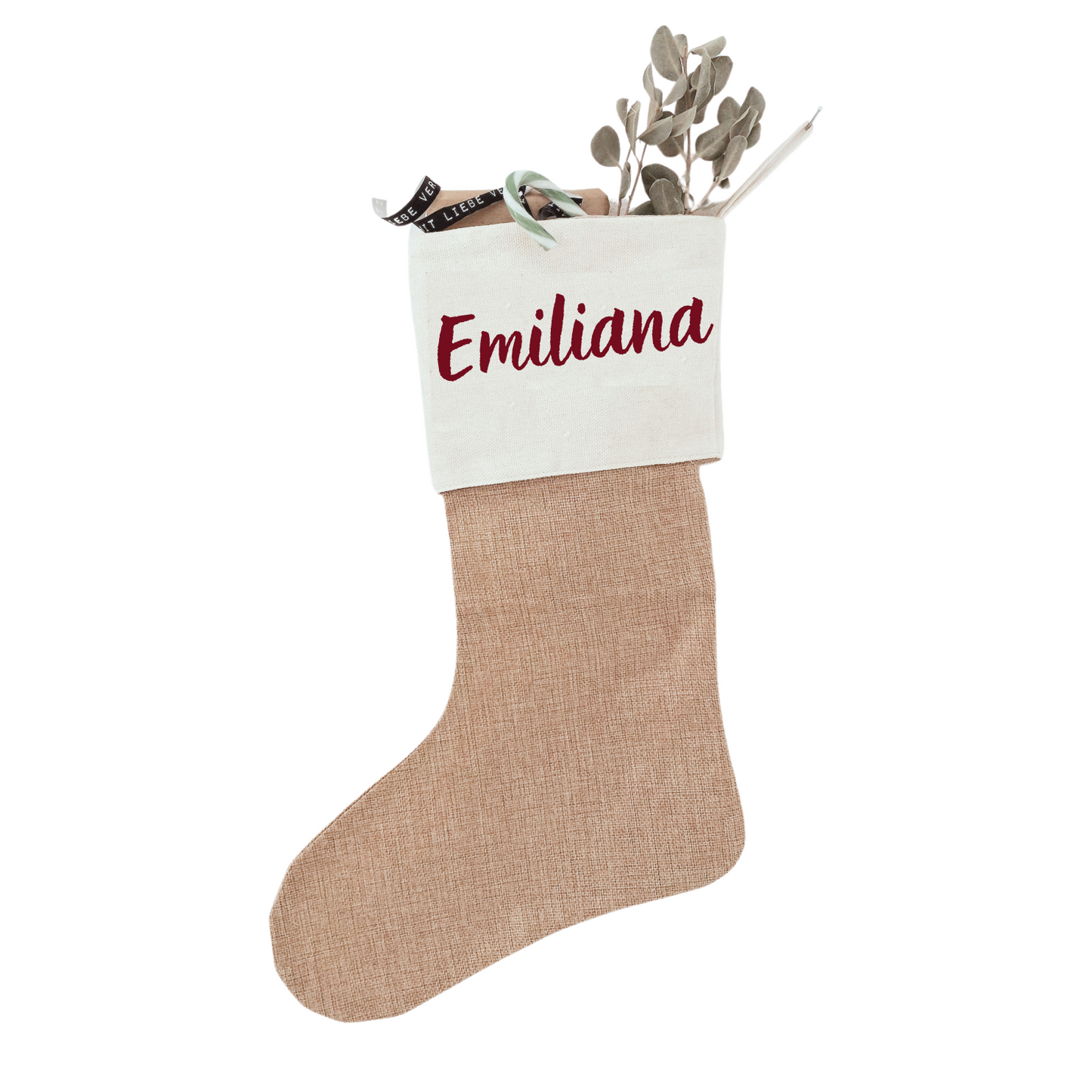 Personalisierter Weihnachtsstrumpf
