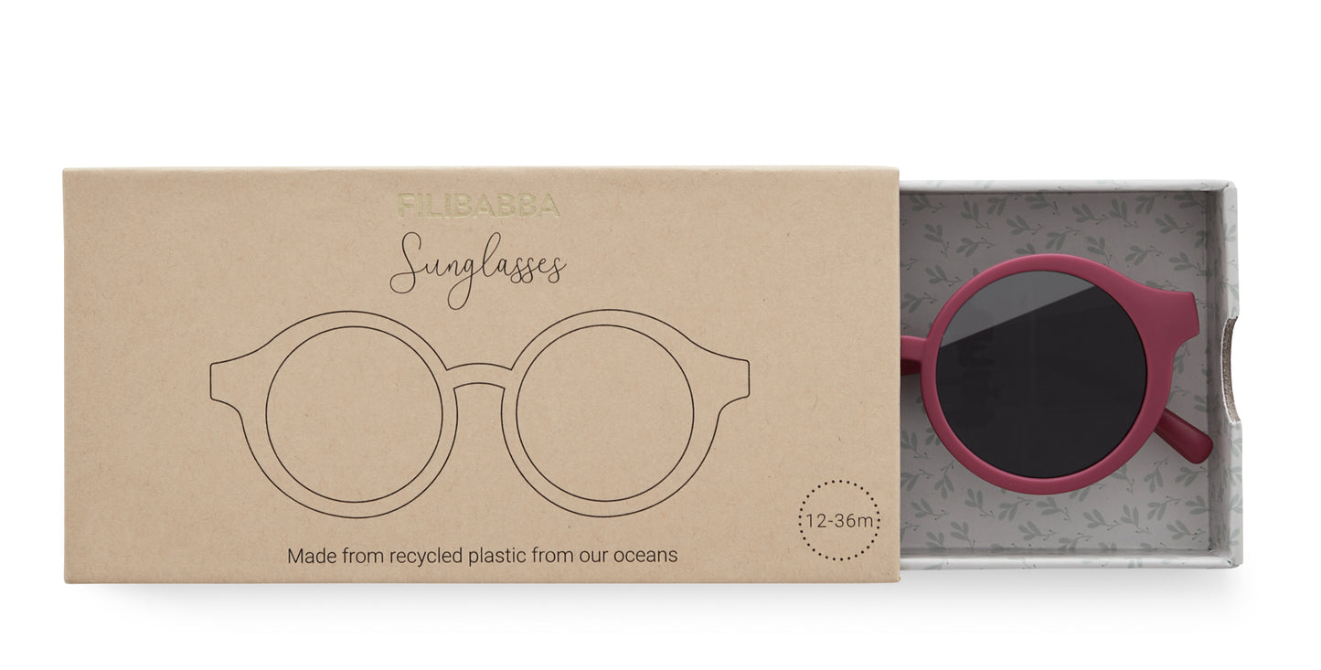 Filibabba - Kindersonnenbrille aus recyceltem Plastik - Rose