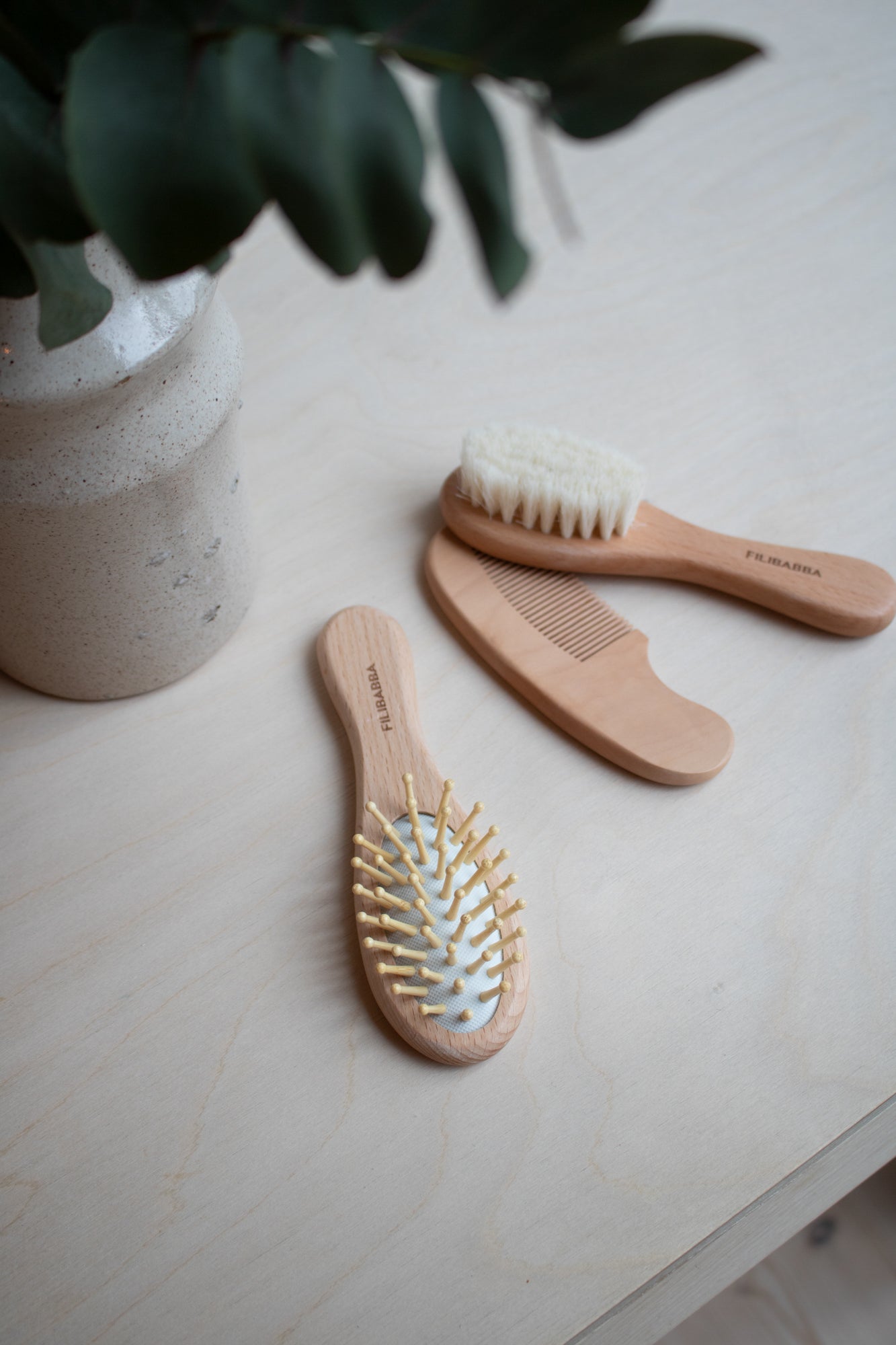 Filibabba - Set mit Babybürsten und -kamm