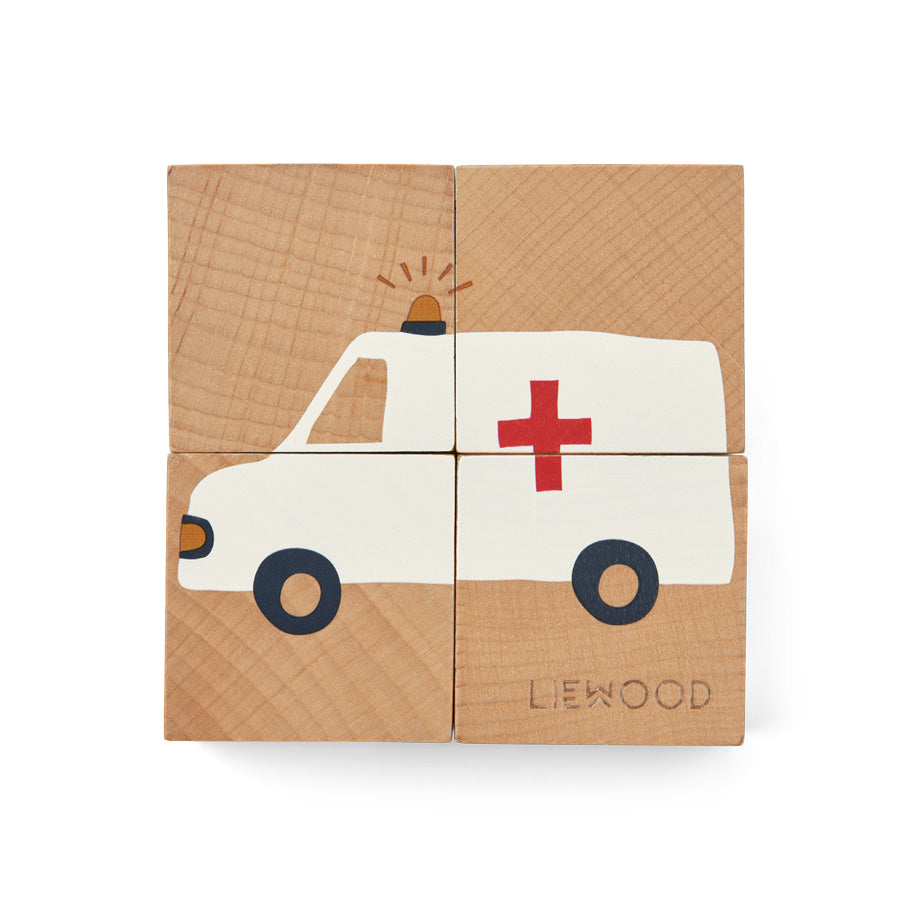 LIEWOOD Puzzle Aage Vehicle / Nature