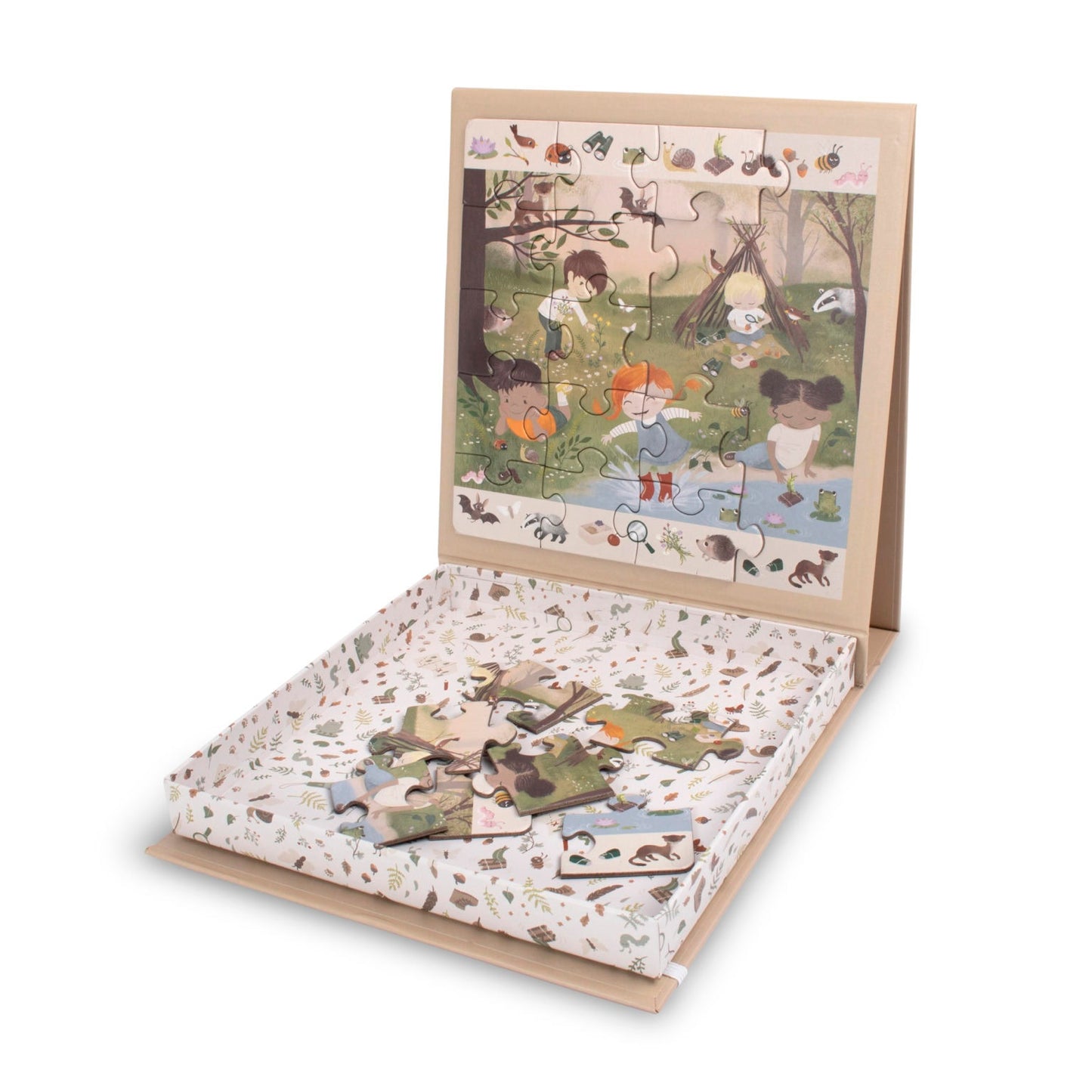 Filibabba - Magnetspiele - Puzzle "Abenteuer im Wald"