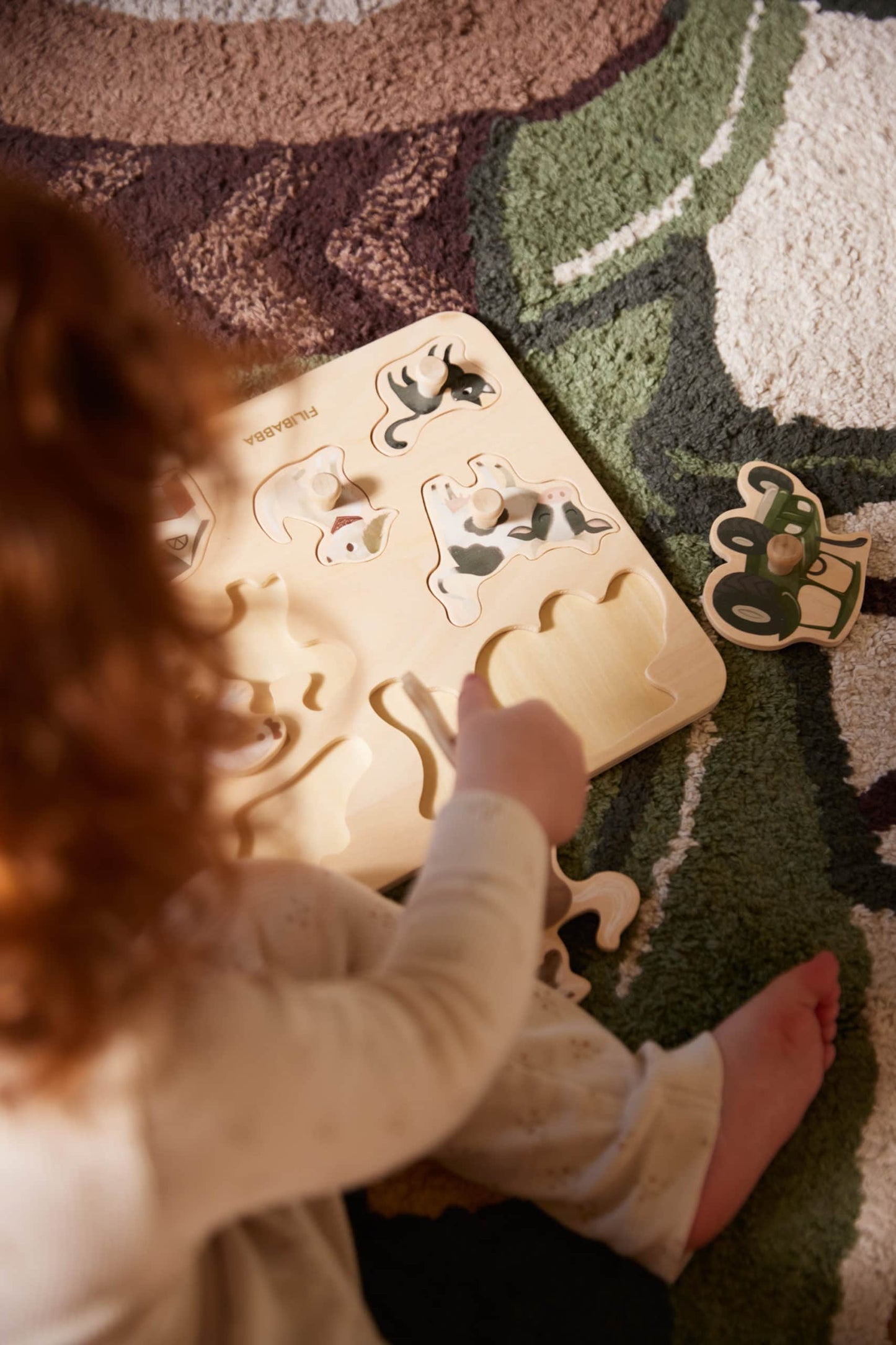 Filibabba Holzpuzzle - Bauernhof
