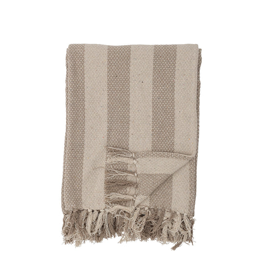 Bloomingville - Eden Bedspread, Nature, Recycled Cotton