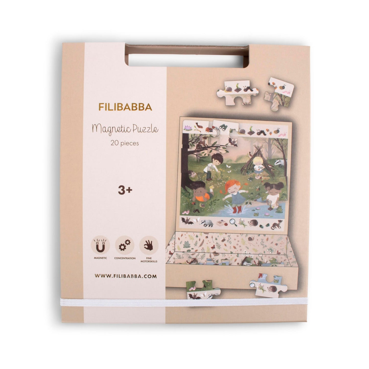 Filibabba - Magnetspiele - Puzzle "Abenteuer im Wald"