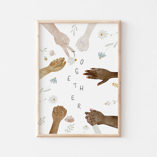 Hej Hanni Poster Together A4