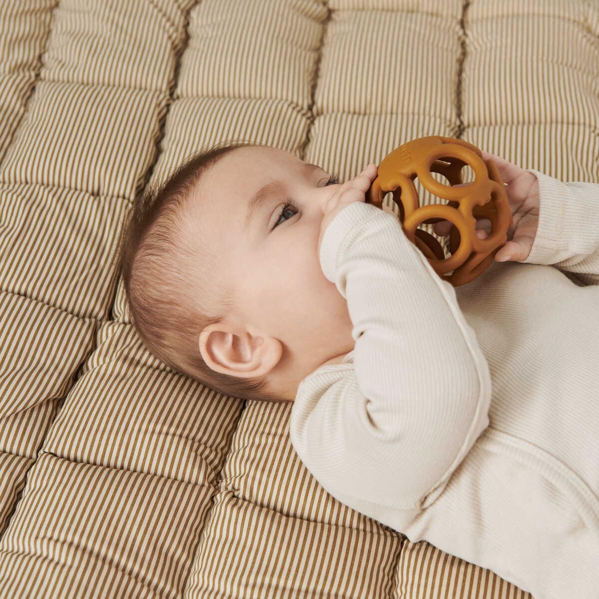 Liewood Jasmin Beissring Ball 2er Pack Dark Rose/Mustard Mix