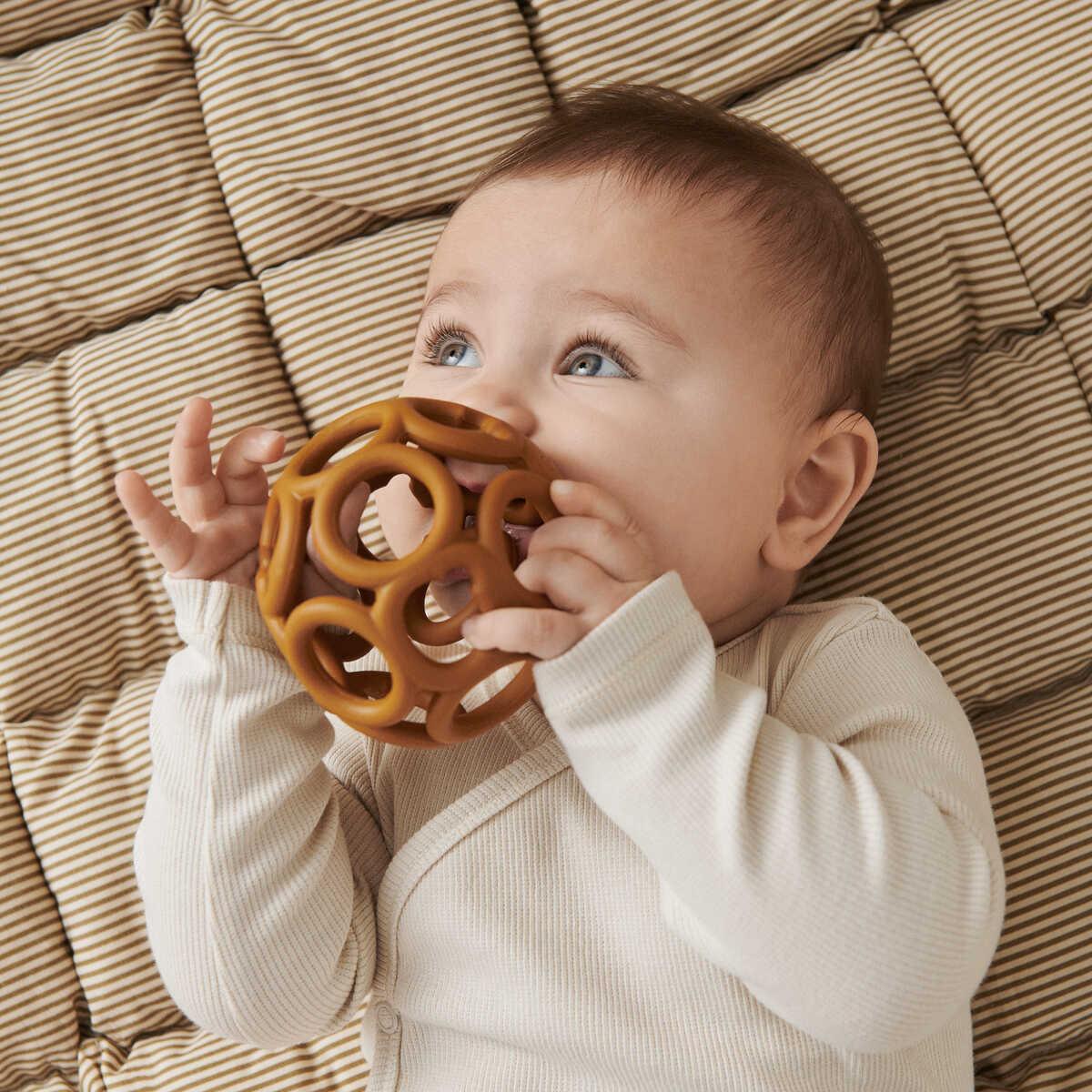 Liewood Jasmin Beissring Ball 2er Pack Dark Rose/Mustard Mix