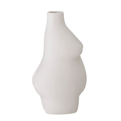 Bloomingville - Elora Vase, White, Stoneware