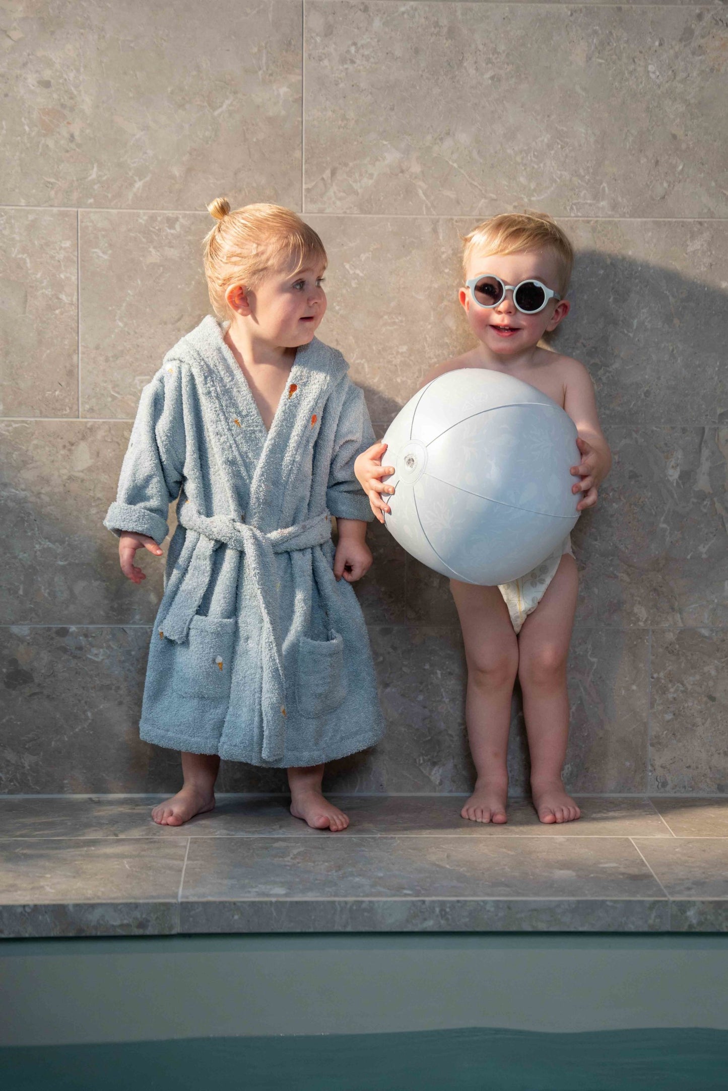 Filibabba - Kindersonnenbrille aus recyceltem Plastik - Pearl Blue