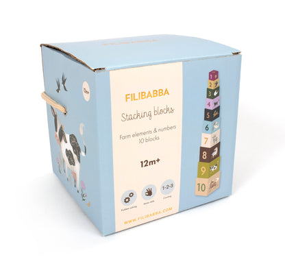 Filibabba Stapelblöcke - Bauernhof