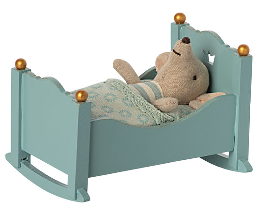 Maileg Wiege, Babymaus - Blau