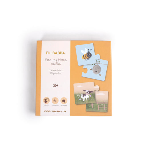 Filibabba Wo wohne ich? Puzzlespiel