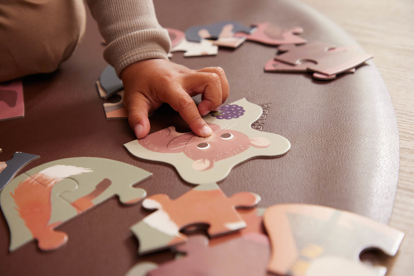 Filibabba Set mit 7 Puzzles - "Nordische Tierwelt"