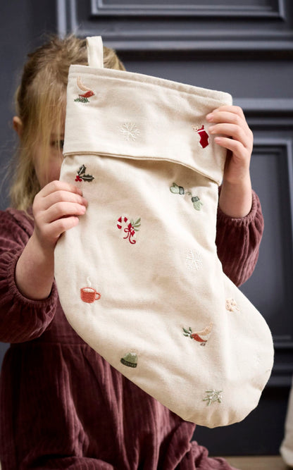 Filibabba - Socke mit Stickerei - Wonderful Winter