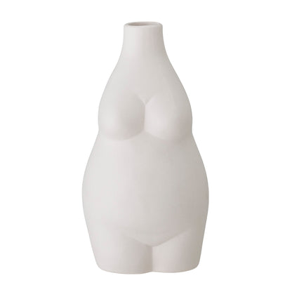 Bloomingville - Elora Vase, White, Stoneware