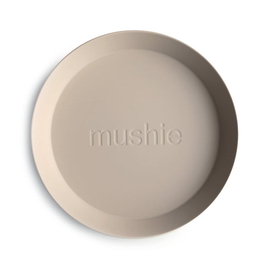 Mushie Kinderteller "Round Dinner Plate" 2er Set