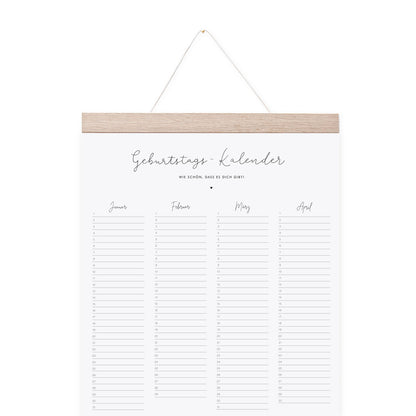 Eulenschnitt Geburtstagskalender