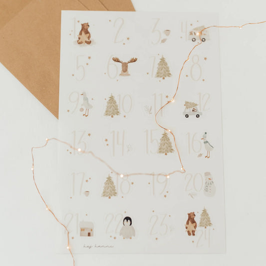 Hej Hanni Adventskalender Sticker