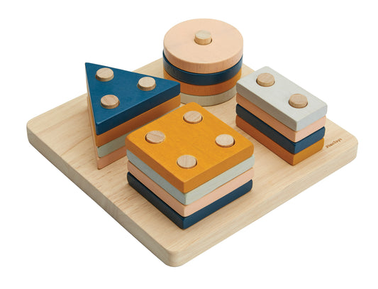 Plantoys Sortierbrett geometrische Formen Orchard