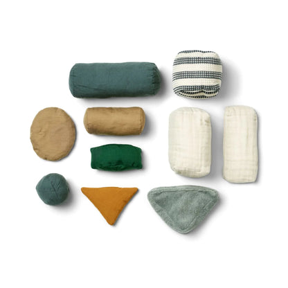 Liewood SENZO SENSORISCHE FORMEN 10ER-PACK BLUE MULTI MIX