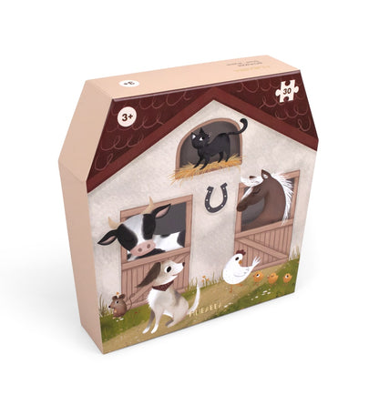 Filibabba Großes Puzzle mit 30 Teilen - Magic Farm
