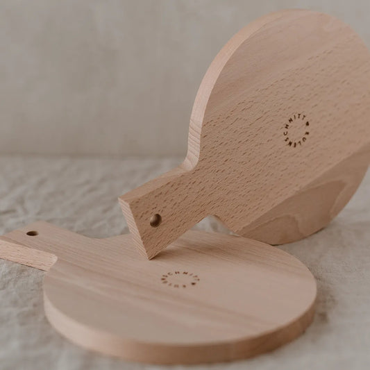 Eulenschnitt - Mini Schneidebretter Kleinigkeit 2er Set