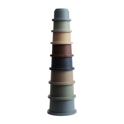 Mushie Stapelbecher "Stacking Cups Forest"