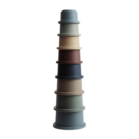 Mushie Stapelbecher "Stacking Cups Forest"