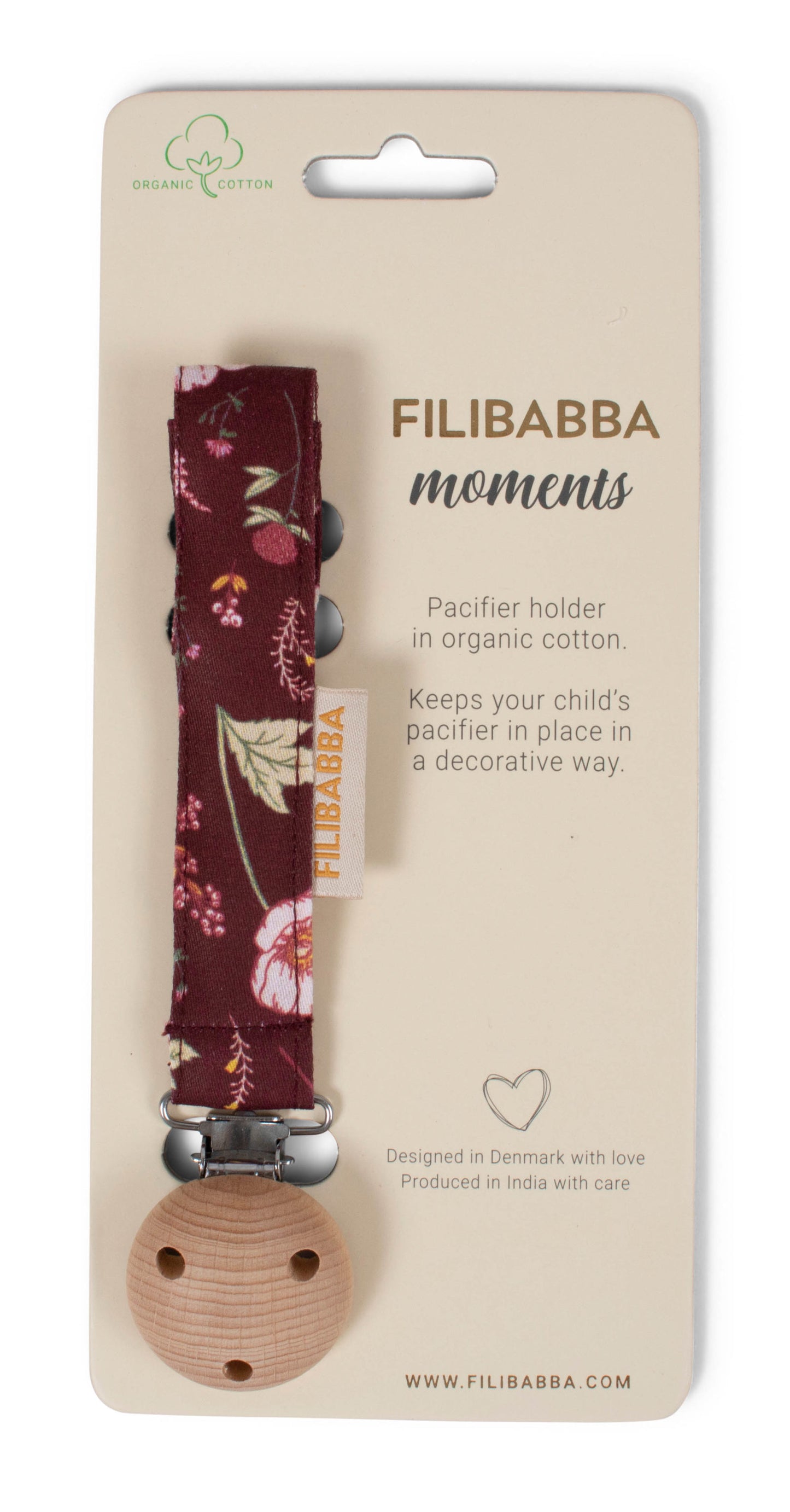 Filibabba - Schnullerkette - Fall Flowers