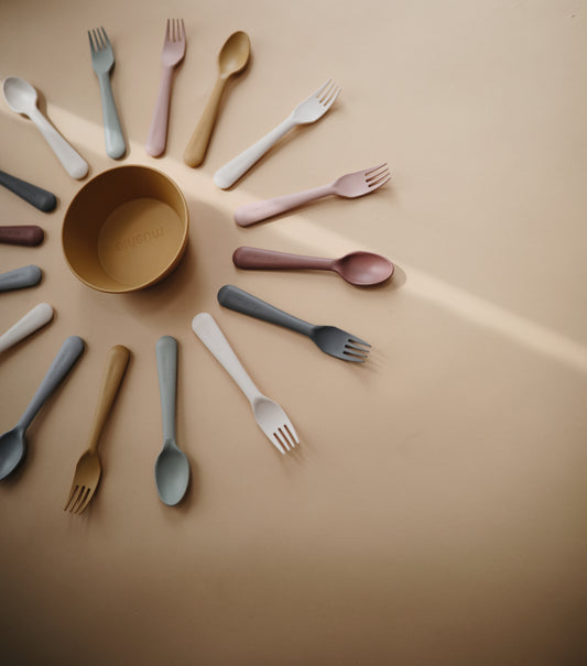 Mushie Besteckset "Fork & Spoon"