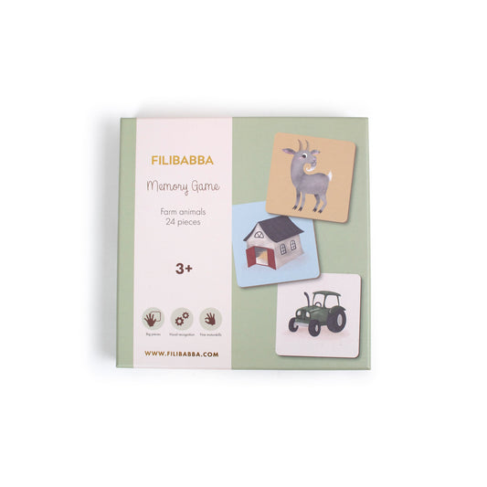 Filibabba Memory-Spiel - Bauernhoftiere
