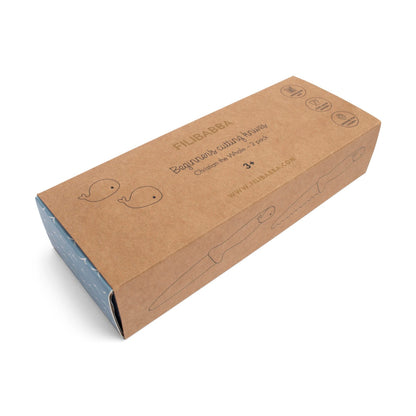 Filibabba - Kochmesser für Kinder - 2er Pack - Powder Blue + Green