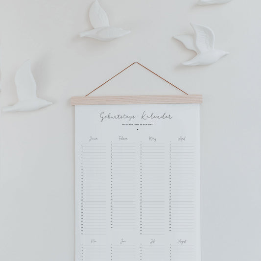 Eulenschnitt Geburtstagskalender