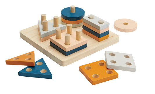 Plantoys Sortierbrett geometrische Formen Orchard