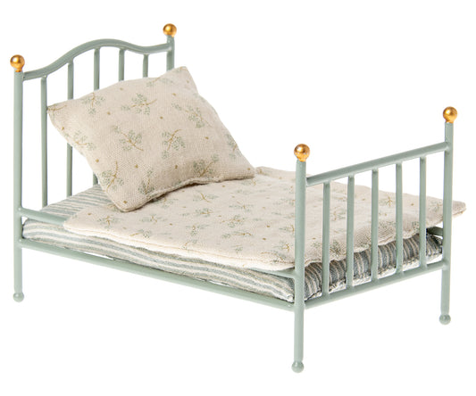 Maileg Vintage Bett, Maus - Minze