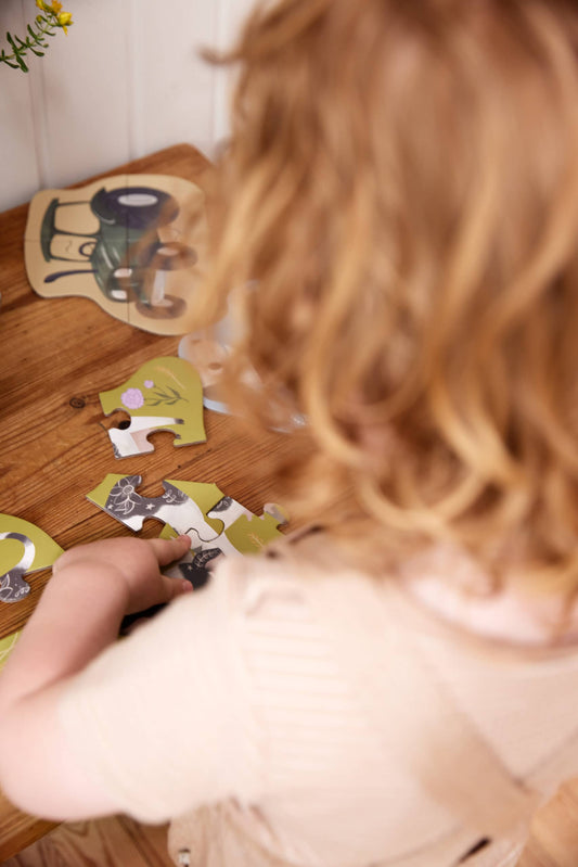Filibabba Set mit 7 Puzzles - Bauernhoftiere