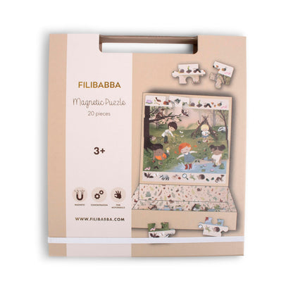 Filibabba - Magnetspiele - Puzzle "Abenteuer im Wald"