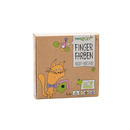 neoGRÜN - Fingerfarben 4er Set "Luka"