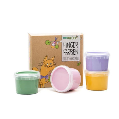 neoGRÜN - Fingerfarben 4er Set "Luka"