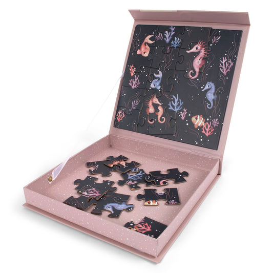 Filibabba - Magnetspiele - Puzzle m. Seepferdchen