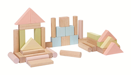 PlanToys Bauklötze "Pastell"