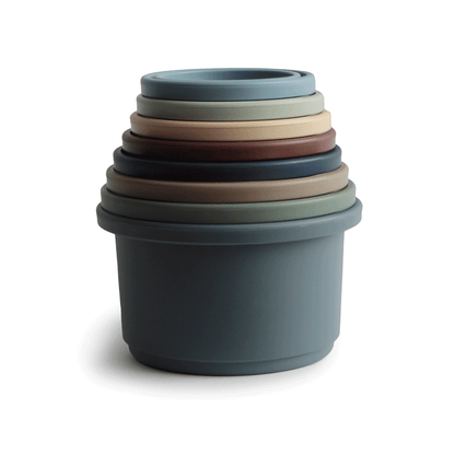 Mushie Stapelbecher "Stacking Cups Forest"