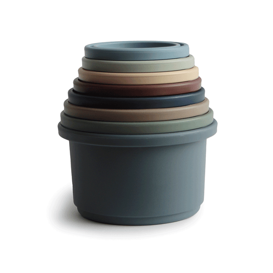 Mushie Stapelbecher "Stacking Cups Forest"