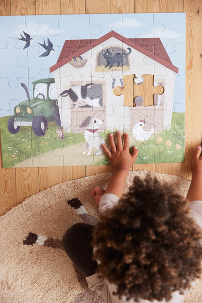 Filibabba Großes Puzzle mit 30 Teilen - Magic Farm