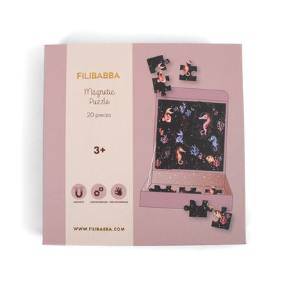 Filibabba - Magnetspiele - Puzzle m. Seepferdchen