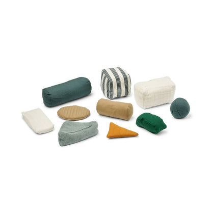 Liewood SENZO SENSORISCHE FORMEN 10ER-PACK BLUE MULTI MIX