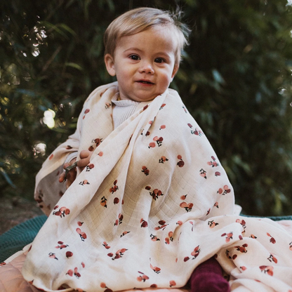 AVERY ROW BABY MUSSELIN SWADDLE