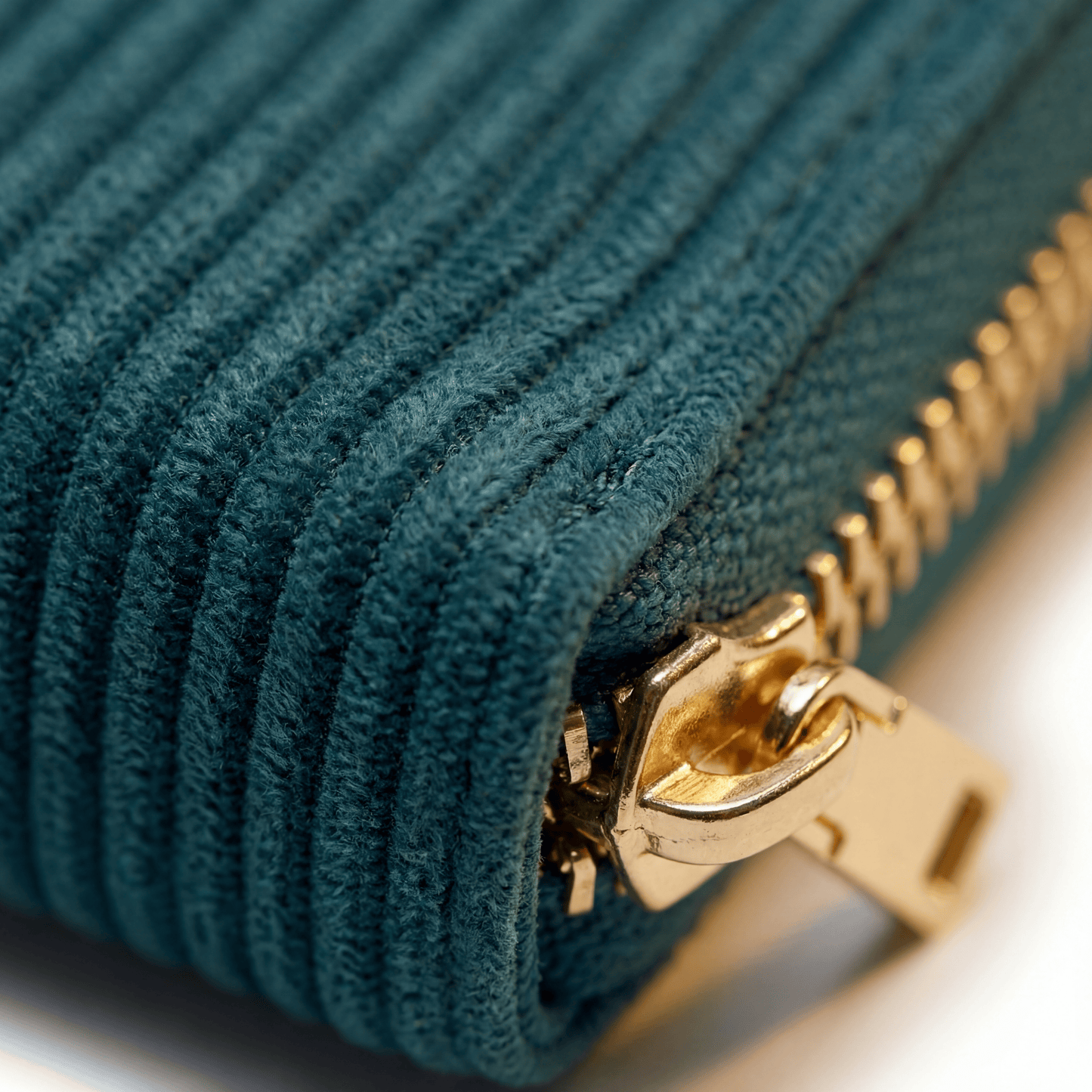 MillyMilk® Kord Geldbeutel Fondo – Formstabile Damenbörse aus Cord in Pastellfarben