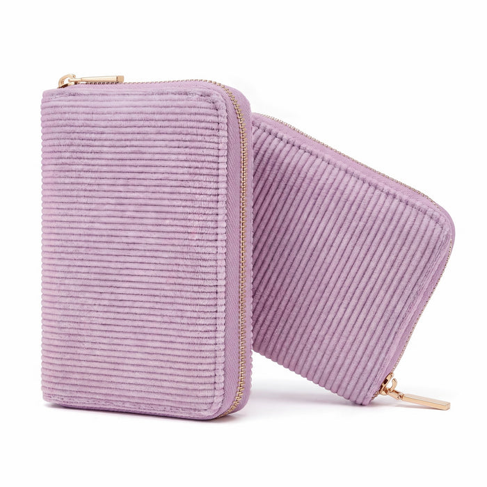 MILLYMILK® FONDO MEDIUM – Mittelgroßer Cord Geldbeutel mit Reißverschluss